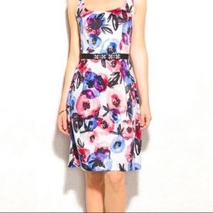 Luxe by Carmen Marc Valvo Floral Dress size 12